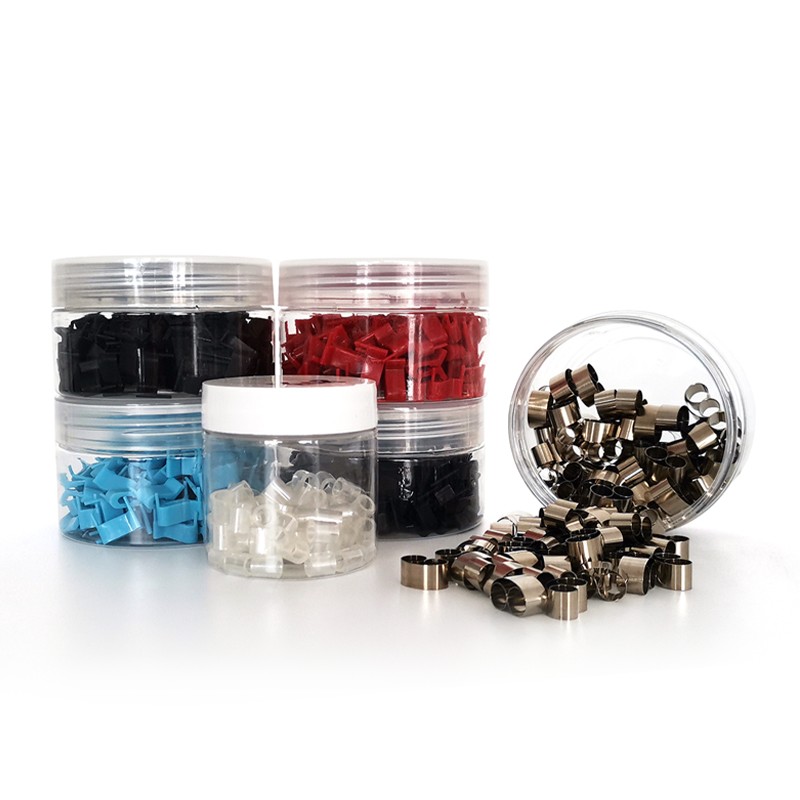 Metallografiskt inlägg genomskinlig klämma/triangulär klämma/monteringsklämma i rostfritt stål/radklämma