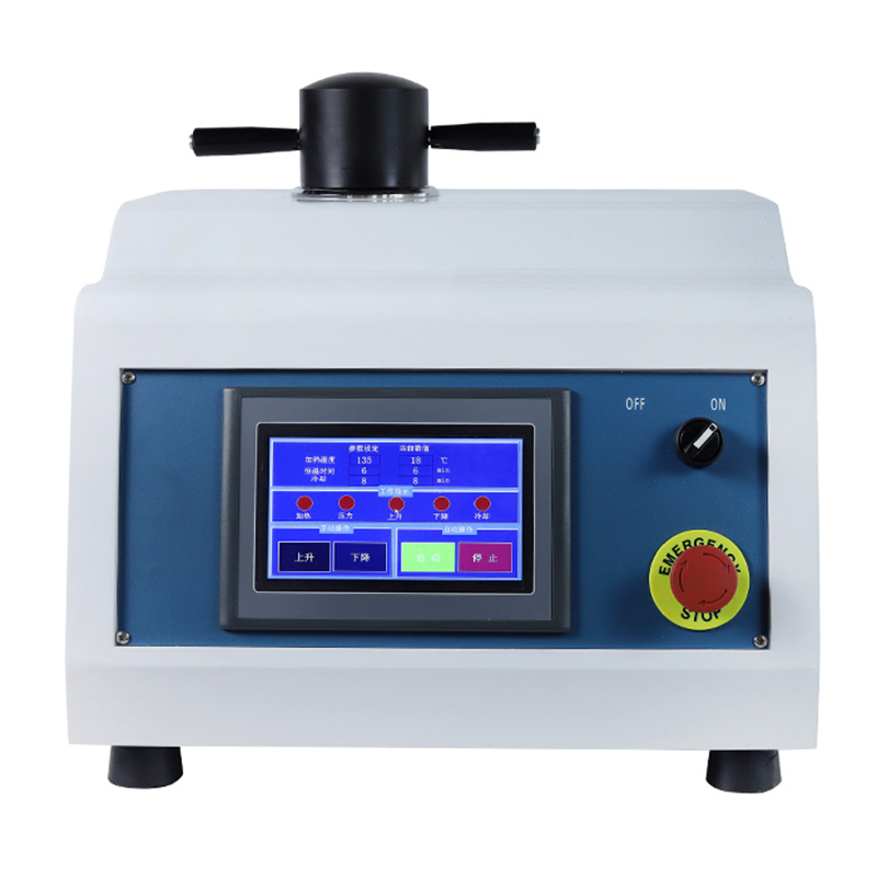 Helautomatisk metallografisk provmonteringsmaskin ZXQ-1 med vattenkylning