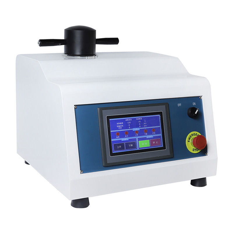 Helautomatisk metallografisk provmonteringsmaskin ZXQ-1 med vattenkylning